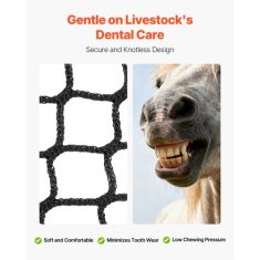 VEVOR Okrogla bala sena 18x18x18 m počasni hranilec