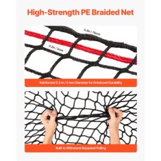 VEVOR Okrogla balirka sena 18x18x18 m počasni hranilec