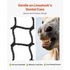 VEVOR Okrogla balirka sena 18x18x18 m počasni hranilec