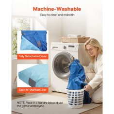 VEVOR Blazina za padce 150x150x30 cm modra