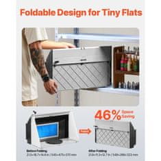 VEVOR Airbrush razpršilna kabina 545x475x370 mm dvojni ventilatorji prenosni modeli za slikanje