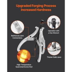 VEVOR Komplet izvlečnih ključev 4-delni 762x1016x1524x2032 mm z obrnljivimi čeljustmi