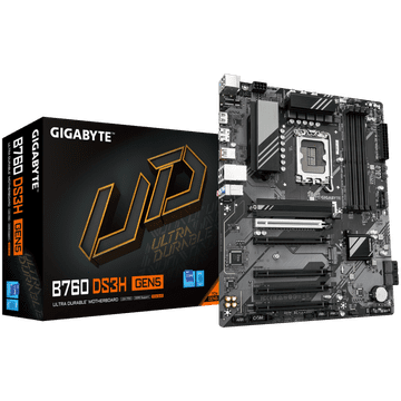 Gigabyte B760 DS3H GEN5 LGA1700 ATX osnovna plošča - Intel B760, 4xDDR5