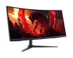 Acer Monitor Nitro XZ340CURW0bmiiphx 86,36 cm (34 ''), WQHD VA 1 ms 240 Hz 1500R ukrivljen