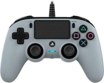 Nacon PS4 ŽIČNI IGRALNI PLOŠČEK, SIV
