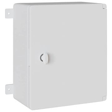 Vidaxl Nadzorna omara Siva 37 x 16,5 x 35 cm ABS plastika