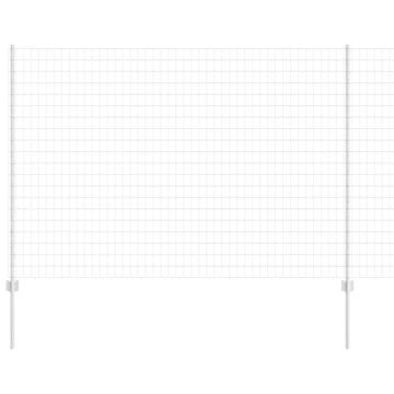 Vidaxl Ograja z varjeno žico 10 x 1,6 m (Š x V) Jeklo vroče pocinkano
