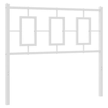 Vidaxl Kovinsko nadomestno vzglavje belo 100 cm