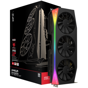XFX Mercury AMD Radeon RX 9070 XT OC Gaming Edition RGB 16GB GDDR6 grafična kartica