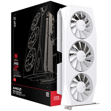 XFX Mercury AMD Radeon RX 9060 XT OC White Gaming Edition 16GB GDDR6 grafična kartica