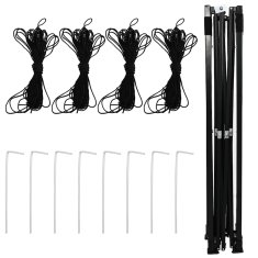 Vidaxl Rastlinjak s prenosnim okvirjem Zelena 290 x 870 x 315 cm elezo