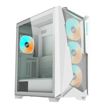 Gigabyte C301 GLASS USB 3.1 Gen2 Type-C ARGB osvetljeno ohišje, E-ATX belo