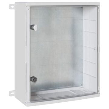 Vidaxl Nadzorna omara Siva 57 x 23 x 60 cm ABS plastika