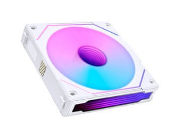 Lian Li Ventilator za ohišje Lian Li UNI FAN SL-INF 120 Reverse Blade, ARGB, PWM, 120mm, bel