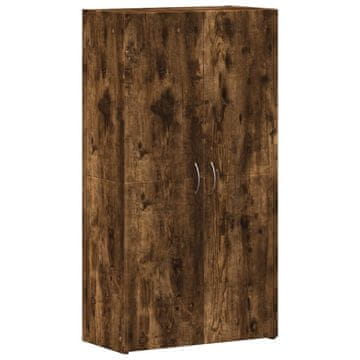 Vidaxl Arhivska omara dimljeni hrast 60x32x115 cm inženirski les