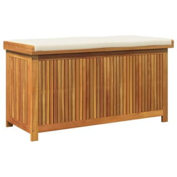 Vidaxl Zunanja škatla za blazine 113x50x60,5 cm trden les jelke