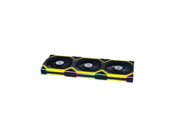 Lian Li Ventilator za ohišje Lian Li UNI FAN SL Wireless 120 ARGB PWM 120mm, 3 Pack+kontroler, črn