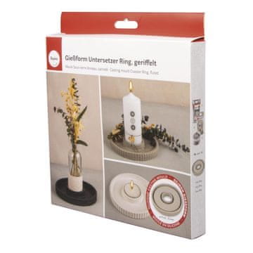 Rayher.	 Silikonski kalup Podstavek/Svečnik