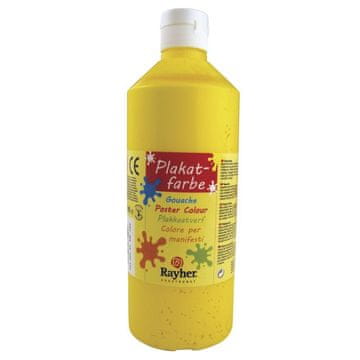 Rayher.	 Rayher tempera, rumena, 500 ml