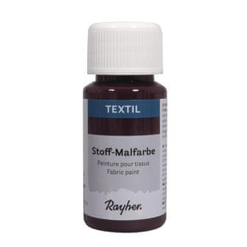 Rayher.	 Barva za tekstil, čokolada, 50ml