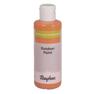 Rayher.	 Akrilna barva za zunanjo uporabo, mandarina, 80ml