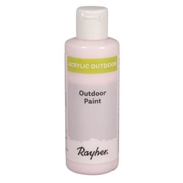 Rayher.	 Akrilna barva za zunanjo uporabo, rdečkasto rožnata, 80ml