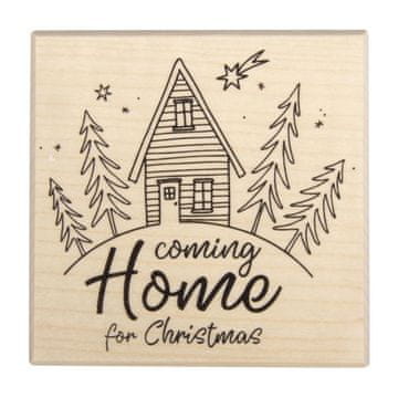 Rayher.	 Žig "Coming Home for Christmas", 7x7cm