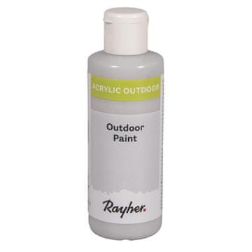 Rayher.	 Akrilna barva za zunanjo uporabo, kamnito siva, 80ml