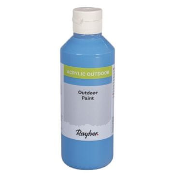 Rayher.	 Akrilna barva za zunanjo uporabo, azurna, 250ml