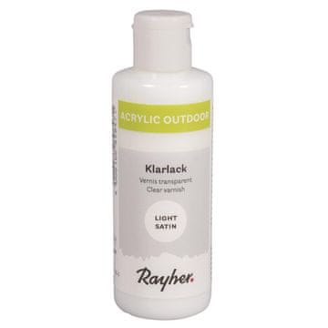 Rayher.	 Lak za zunanjo uporabo, brezbarvni, polsijajni, 80ml