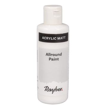 Rayher.	 Akrilna barva, snežno bela, 80ml