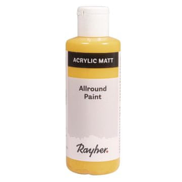 Rayher.	 Akrilna barva, zlato rumena, 80ml
