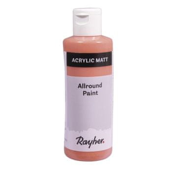 Rayher.	 Akrilna barva, koralno rdeča, 80ml