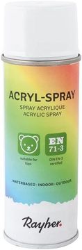 Rayher.	 Sprej akrilni, bel, 200ml