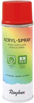 Rayher.	 Sprej akrilni, rdeč, 200 ml