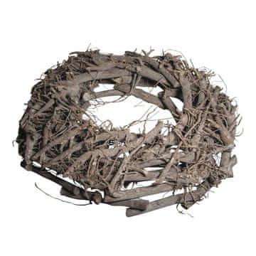 Rayher.	 Venec beljen, 40cm o, 8cm