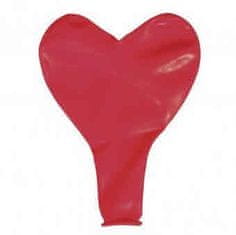 Rayher.	 Balon latex, srce, rdeče, 8 kosov