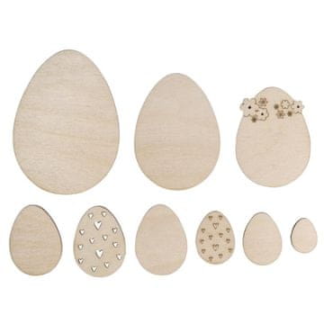 Rayher.	 Leseno jajce silhueta 2-8 cm set 9