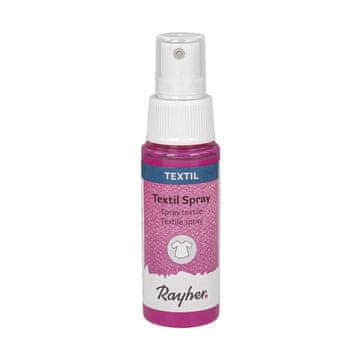 Rayher.	 Sprej za tekstil, roza, 50 ml