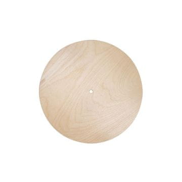 Rayher.	 Lesena okrogla plošča z odprtino za uro, 25cm