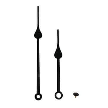 Rayher.	 Kazalci za uro, črni, "Drops"85mm/115mm+ pokrivni čep