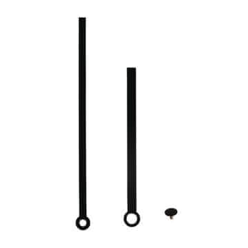 Rayher.	 Kazalci za uro, črni, "Modern", 88mm/117mm+ pokrivni čep