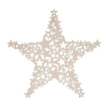 Rayher.	 Zvezda lesena 21,7 cm