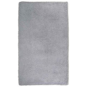 Vidaxl Visoka košata preproga NAVARRA svetlo siva 80x150 cm poliester