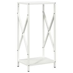 Vidaxl Stojalo za drva White 34x25x70 cm Hladno valjano jeklo
