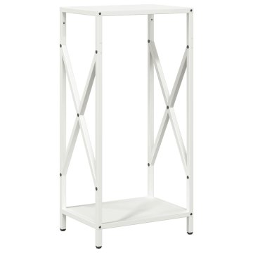 Vidaxl Stojalo za drva White 34x25x70 cm Hladno valjano jeklo