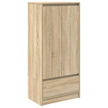 Vidaxl Omarica z predalom sonoma hrast 55,5x34x119,5 cm inženirski les