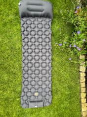 shumee Potovalna vzmetnica 190 x 58 cm, napihljiva, sive barve