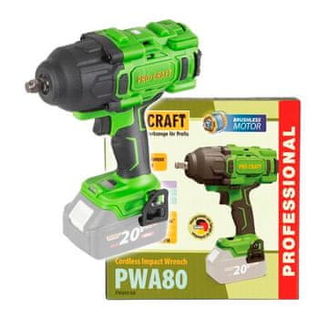 Procraft Akumulatorski udarni vijačnik PWA80 (without battery and charger)