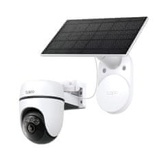TP-Link Tapo C630 KIT 5MP 3K WiFi zunanja brezžična baterijska solarni panel bela nadzorna kamera
